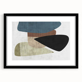 Geometric Abstract Wall Art – Earth Tone Minimalist Canvas Art