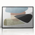Geometric Abstract Wall Art – Earth Tone Minimalist Canvas Art