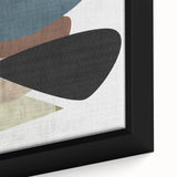 Geometric Abstract Wall Art – Earth Tone Minimalist Canvas Art