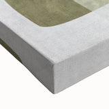 Geometric Abstract Wall Art – Earth Tone Minimalist Canvas Art