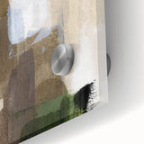 Earthen Harmony Abstracts - Earthy Green & Brown Abstract Wall Art