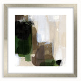 Earthen Harmony Abstracts - Earthy Green & Brown Abstract Wall Art