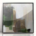 Earthen Harmony Abstracts - Earthy Green & Brown Abstract Wall Art