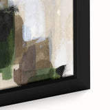Earthen Harmony Abstracts - Earthy Green & Brown Abstract Wall Art