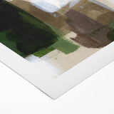 Earthen Harmony Abstracts - Earthy Green & Brown Abstract Wall Art