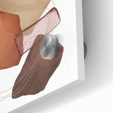 Geometric Minimalist Abstract Wall Art – Warm Earth Tone Print