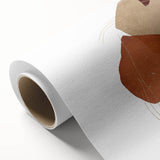 Geometric Minimalist Abstract Wall Art – Warm Earth Tone Print