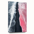 Black and White Minimalist Landscapes – Surreal Pink Ocean Print