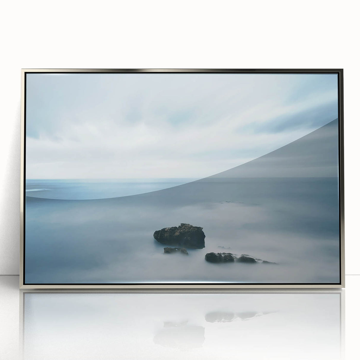 Tranquil Nature Canvas Prints – Misty Ocean Serenity