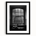 Abstract Canvas Wall Art – Moody Black & White Minimalist Print