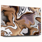 Earthen Harmony Abstracts – Neutral Modern Abstract Wall Art Print