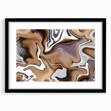 Earthen Harmony Abstracts – Neutral Modern Abstract Wall Art Print