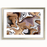 Earthen Harmony Abstracts – Neutral Modern Abstract Wall Art Print