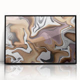 Earthen Harmony Abstracts – Neutral Modern Abstract Wall Art Print