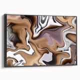 Earthen Harmony Abstracts – Neutral Modern Abstract Wall Art Print