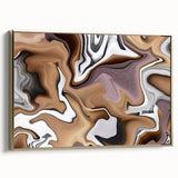 Earthen Harmony Abstracts – Neutral Modern Abstract Wall Art Print