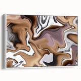 Earthen Harmony Abstracts – Neutral Modern Abstract Wall Art Print
