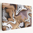 Earthen Harmony Abstracts – Neutral Modern Abstract Wall Art Print