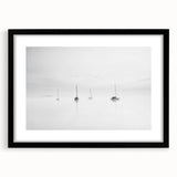Sailboats in Mist - Fine Art Photography Acrylic Prints