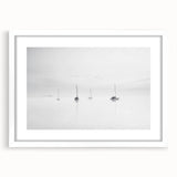 Sailboats in Mist - Fine Art Photography Acrylic Prints