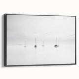 Sailboats in Mist - Fine Art Photography Acrylic Prints