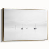 Sailboats in Mist - Fine Art Photography Acrylic Prints