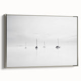 Sailboats in Mist - Fine Art Photography Acrylic Prints