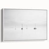 Sailboats in Mist - Fine Art Photography Acrylic Prints