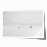 Sailboats in Mist - Fine Art Photography Acrylic Prints