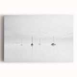 Sailboats in Mist - Fine Art Photography Acrylic Prints