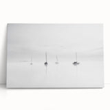 Sailboats in Mist - Fine Art Photography Acrylic Prints