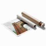 Contemporary city wall decor – Historic urban architectural print