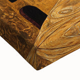 Golden Abstract Architectural Wall Art – Modern Cityscape Print