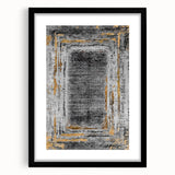 Earthen Harmony Abstracts – Gold and Gray Minimalist Wall Decor
