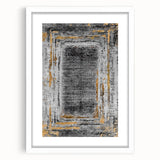 Earthen Harmony Abstracts – Gold and Gray Minimalist Wall Decor