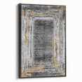 Earthen Harmony Abstracts – Gold and Gray Minimalist Wall Decor
