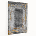Earthen Harmony Abstracts – Gold and Gray Minimalist Wall Decor