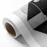 Geometric Minimalist Abstract Wall Art – Black and White Modern Print