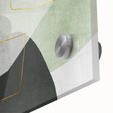 Modern Abstract Art in Green – Contemporary Earthen Harmony Canvas