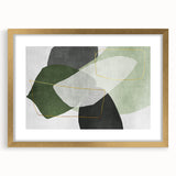 Modern Abstract Art in Green – Contemporary Earthen Harmony Canvas