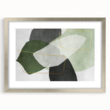 Modern Abstract Art in Green – Contemporary Earthen Harmony Canvas