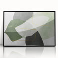 Modern Abstract Art in Green – Contemporary Earthen Harmony Canvas