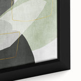 Modern Abstract Art in Green – Contemporary Earthen Harmony Canvas
