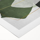 Modern Abstract Art in Green – Contemporary Earthen Harmony Canvas