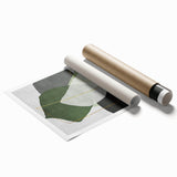 Modern Abstract Art in Green – Contemporary Earthen Harmony Canvas