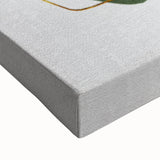 Modern Abstract Art in Green – Contemporary Earthen Harmony Canvas