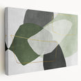 Modern Abstract Art in Green – Contemporary Earthen Harmony Canvas