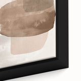 Minimalist Abstract Canvas Prints – Beige and Brown Geometric Wall Art