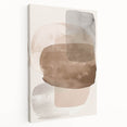 Minimalist Abstract Canvas Prints – Beige and Brown Geometric Wall Art