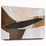 Contemporary Canvas Art in Earth Tones – Earthen Harmony Abstract